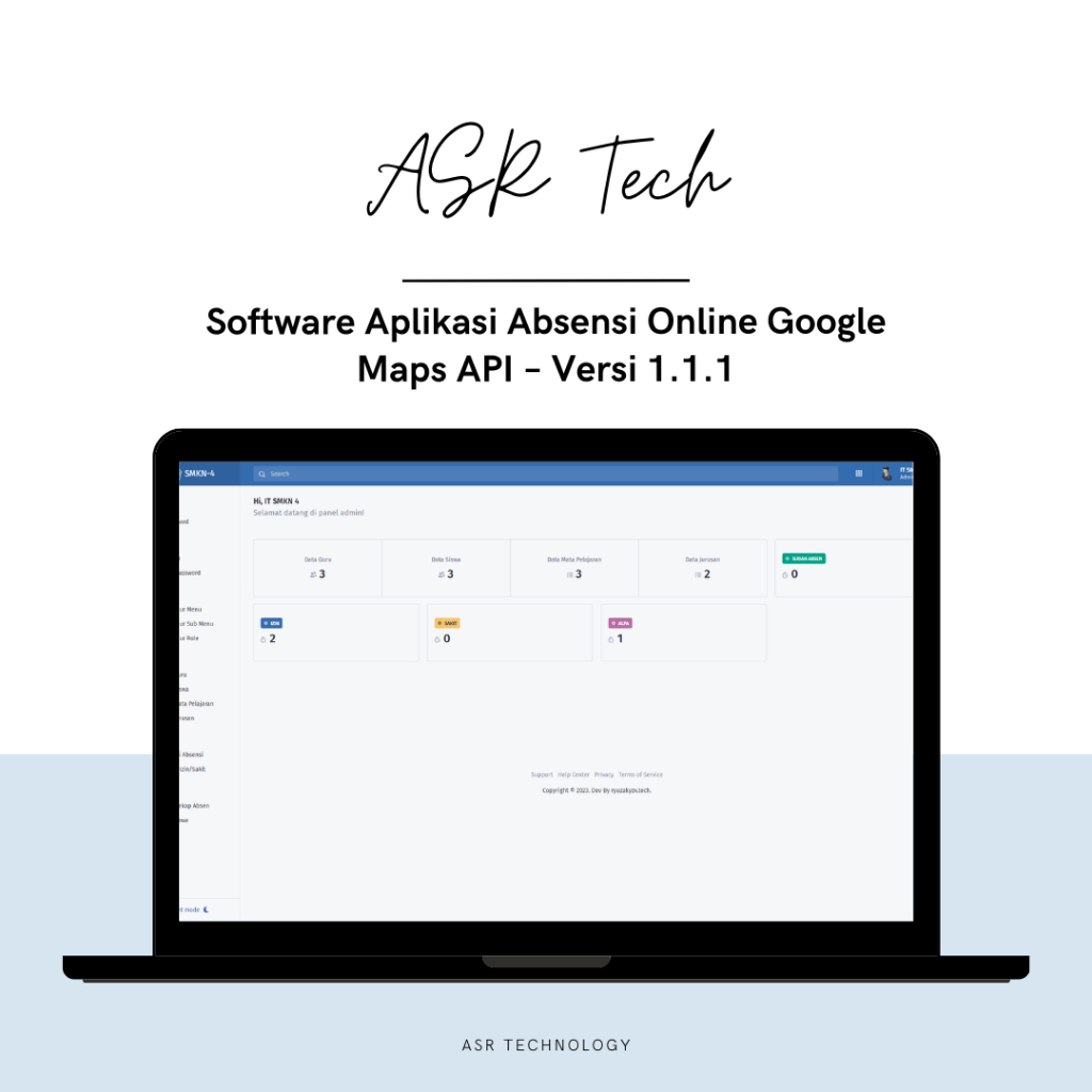 Software Aplikasi Absensi Online Google Maps API – Versi 1.1.1