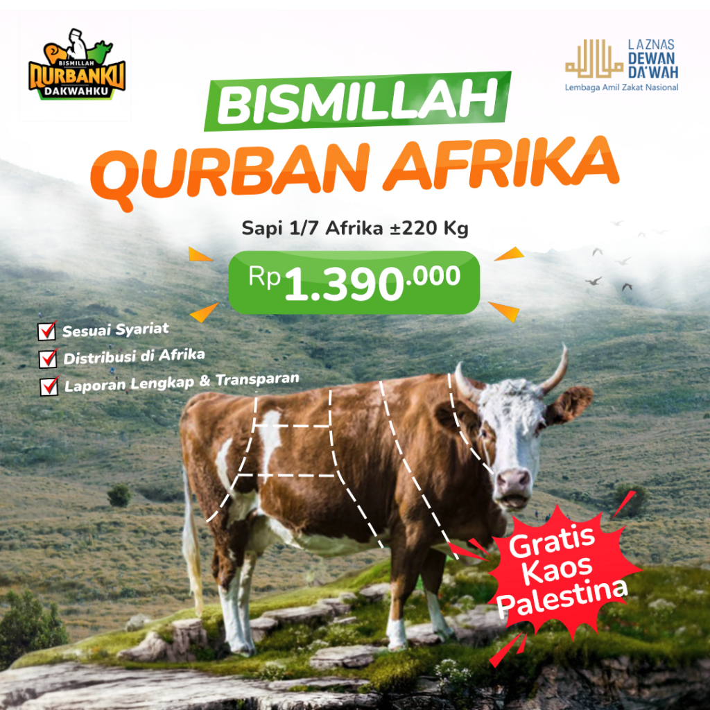 

Qurban Sapi 1/7 Super Hemat - Dewan Dakwah