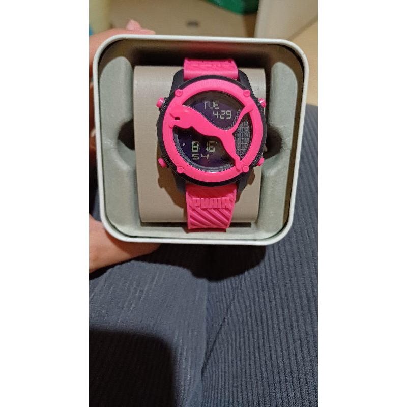 Puma Watch Big Cat Pink