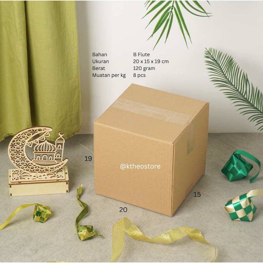 

Dus 20x15x19 cm/ 20 x 15 x 19 cm/Minimal 5 PCS/Box Kue /Kotak Kardus Pengiriman Online