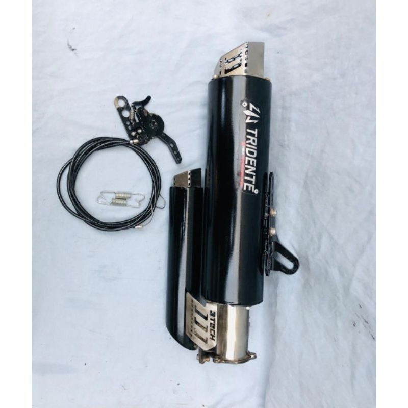 knalpot 3 suara tridente f23 modular