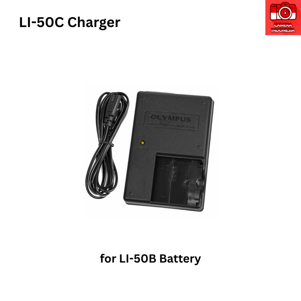 Charger LI-50C Baterai LI-50B Kamera Olympus SZ-12, SZ-15, SZ-16 iHS, SZ-31MR iHS, Stylus SP-720 UZ,