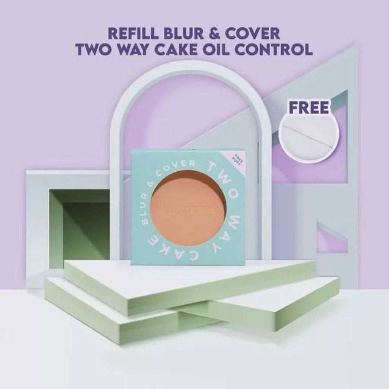 Luxcrime two way cake refill oil control