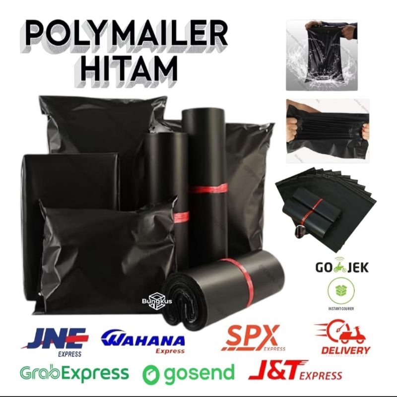 

Plastik Polymailer |Plastik Packing | Plastik Olshop| Polymailer Hitam | plastik pembungkus