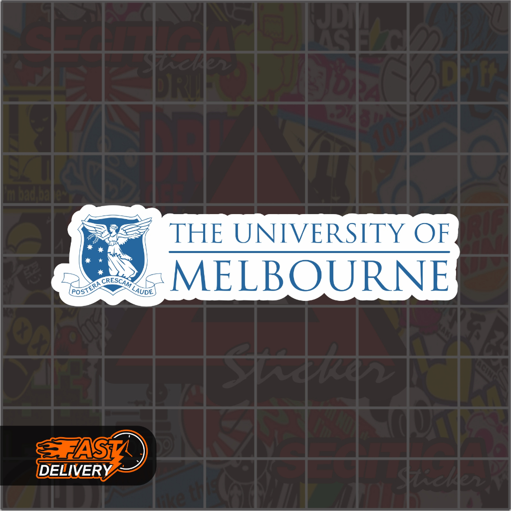 

Sticker Logo University Of Melbourne Ukuran 12 x 3 Cm