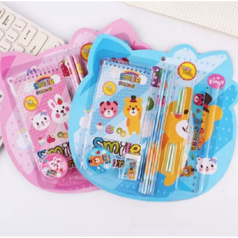 

Alat Tulis Satu set Krakter 8 in 1 Pulpen Set Mainan Anak Laki Laki Mainan Anak Perempuan