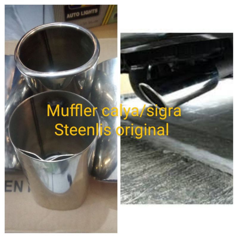 MUFFLER / BUNTU UJUNG KNALPOT STEENLIS ORIGINAL CALYA /SIGRA