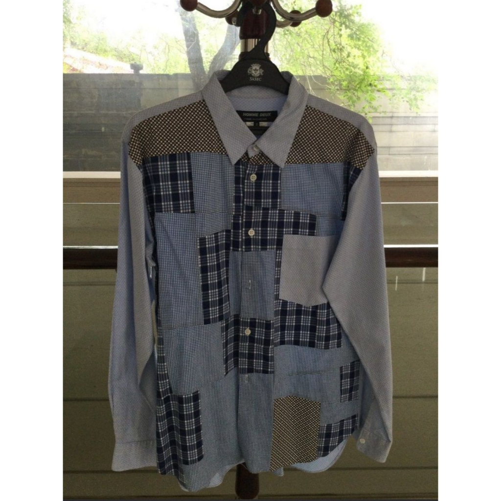 Kemeja lengan panjang design Comme Des Garcons
