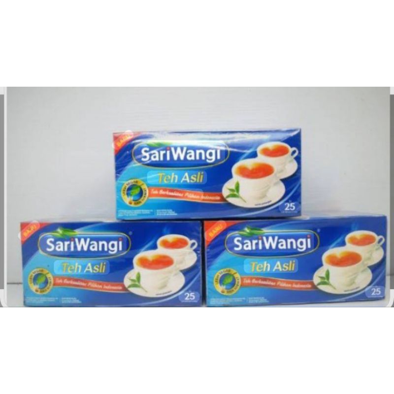 

sariwangi/sariwangi teh celup (25 sachet/box)/Teh sariwangi 25 pcs/SARIWANGI-100% TEH ASLI 25 kantong/bubuk teh asli 25 pcs/teh sariwangi celup isi 25 pcs