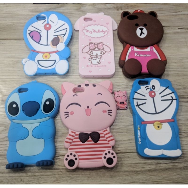 CASE BONEKA 3D OPPO A39/A57 SOFTCASE MOTIF