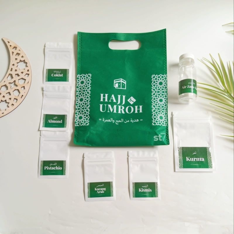 

Tas Oleh- Oleh Haji dan Umroh / Plastik Zip lock / Botol air zam-zam