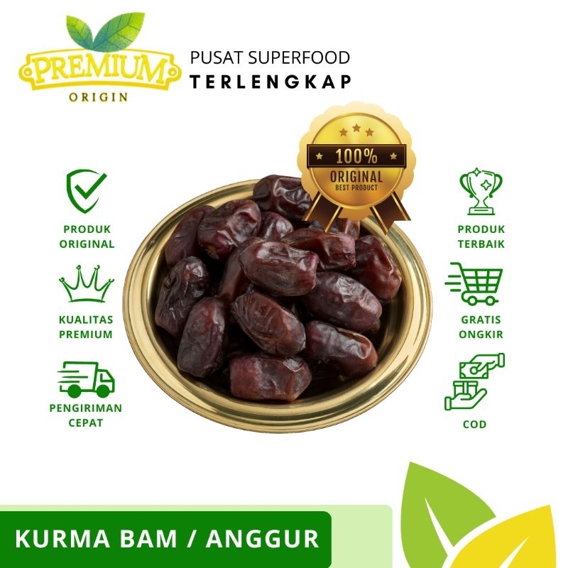 

Kurma BAM Premium | Kurma Anggur | Kurma Anggur Premium