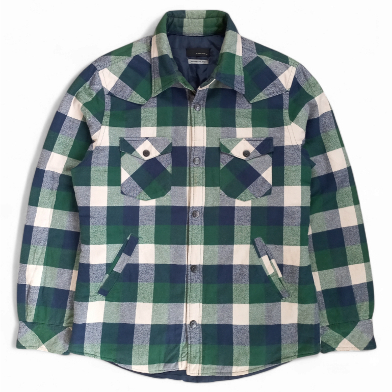 Modus Vivendi Wool-Blend Insulated Jacket (Overshirt/Shacket/Kemeja Outer Luaran)