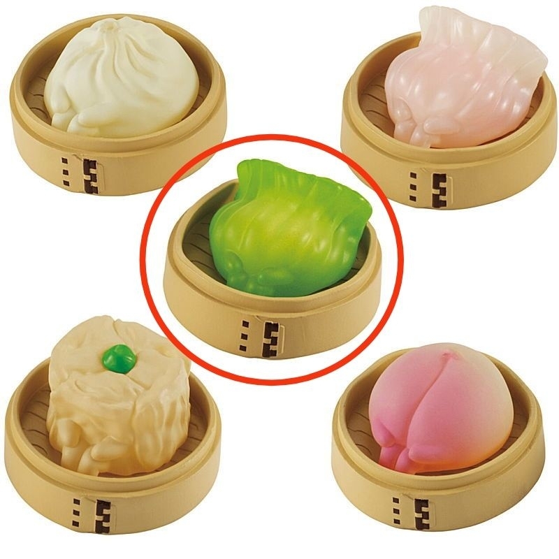 Dimsum Yamcha Chinese Food Machiboke Figure Gashapon - Jade Dumplings