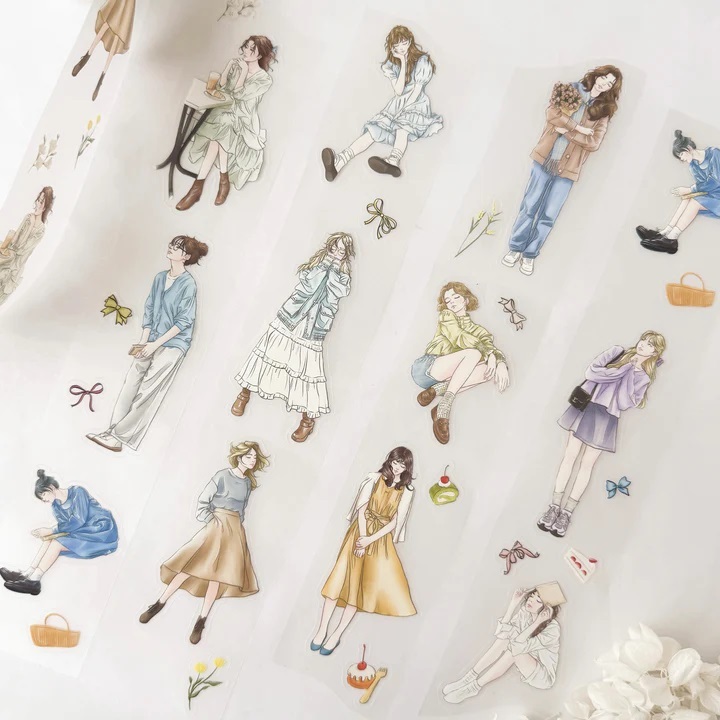 

Hairmo x 63penhouse Life Has You pre-cut Pet Tape Sticker Sample