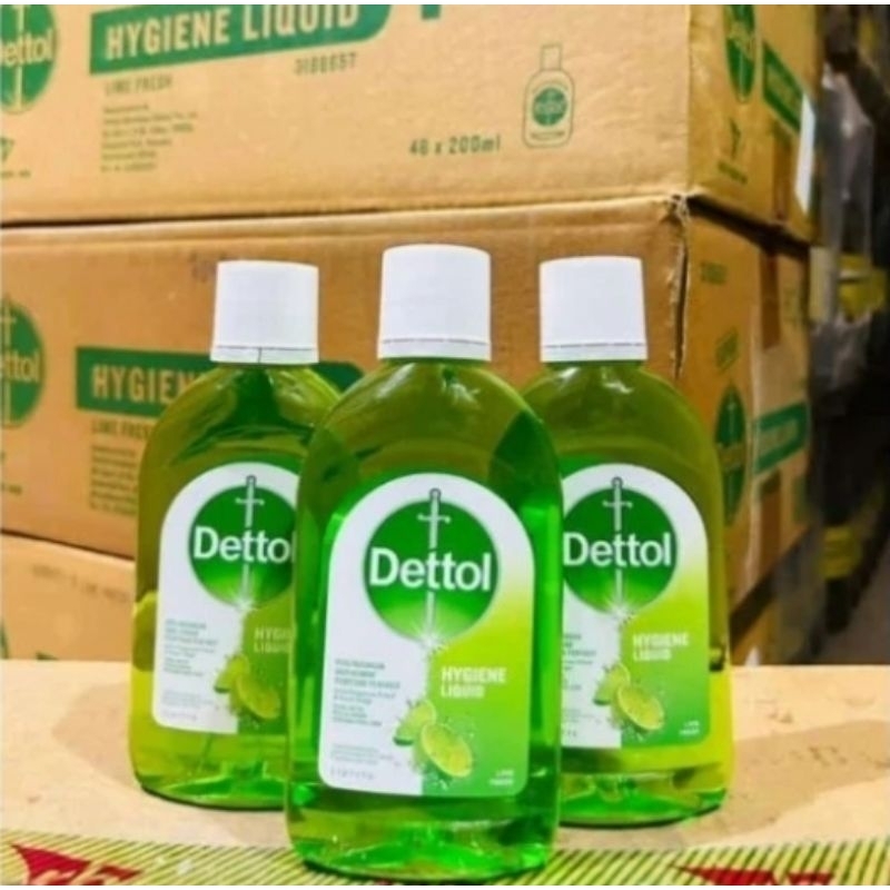 Dettol Hygiene Liquid Lime Fresh 200 ml - Cairan Disinfektan
