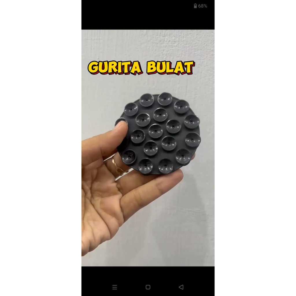 Gurita Bulat / pengait hp bulat / pengait anti goyang