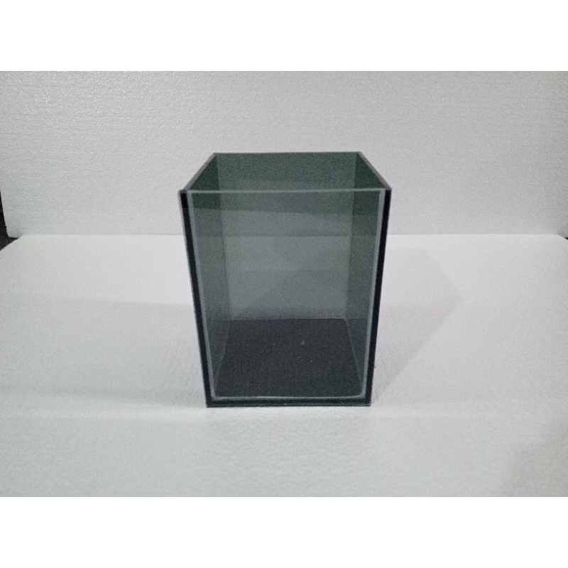 Soliter kaca riben depan bening 10x10x15 | Soliter cupang
