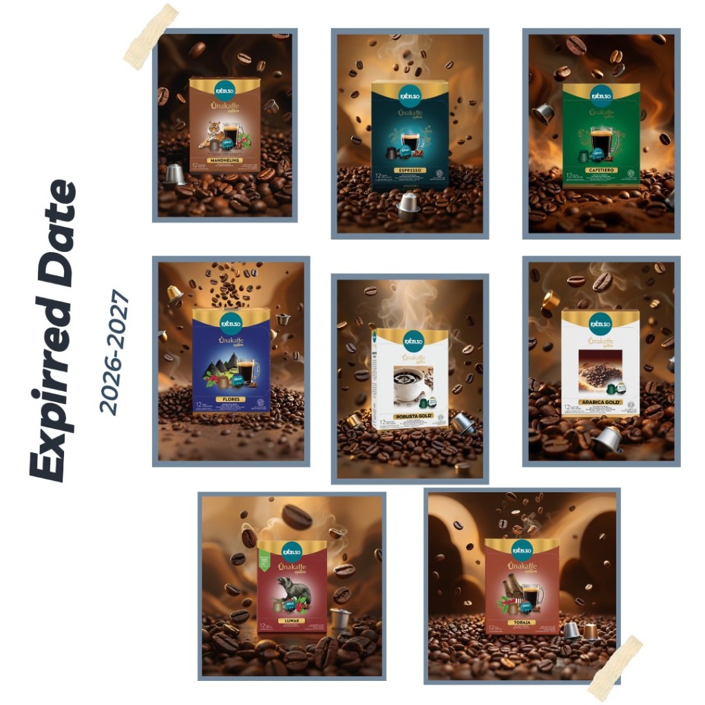 Excelso Unakaffe 12 Capsule – Kopi Kapsul Unakaffe All Variant
