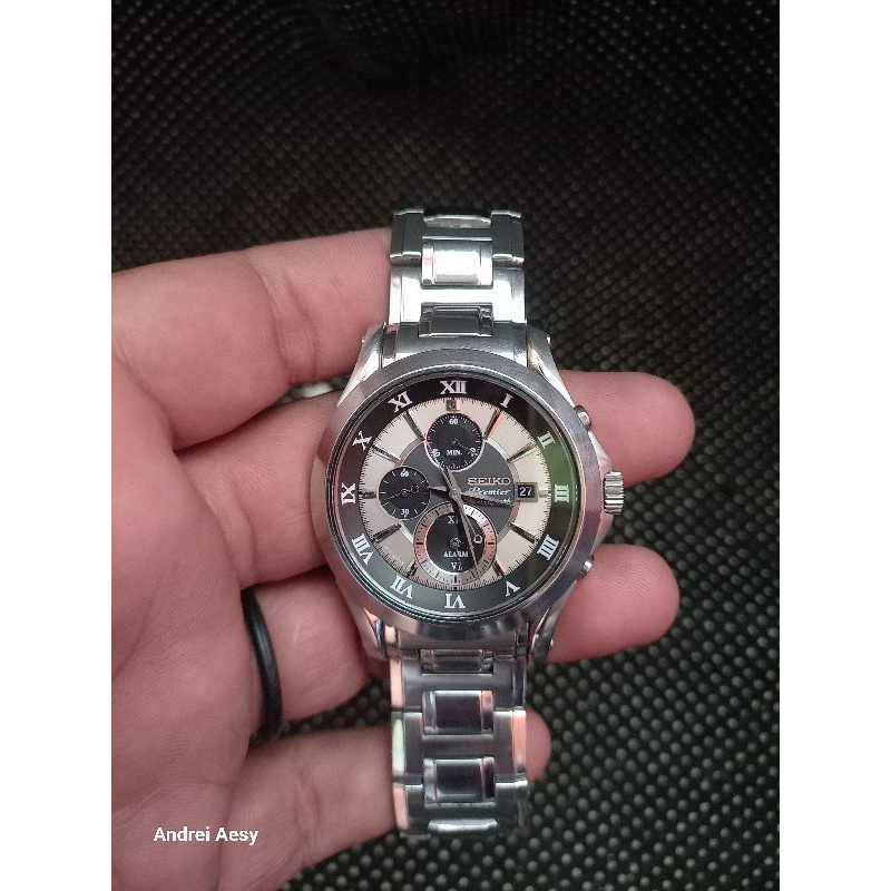 Seiko premier Alarm  Chronograph SNAF17P1