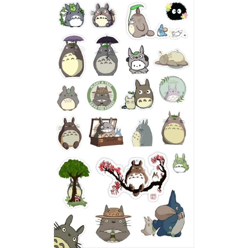 

sticker anime studio ghibli totoro aesthetic ghibli sticker deco stiker waterproof