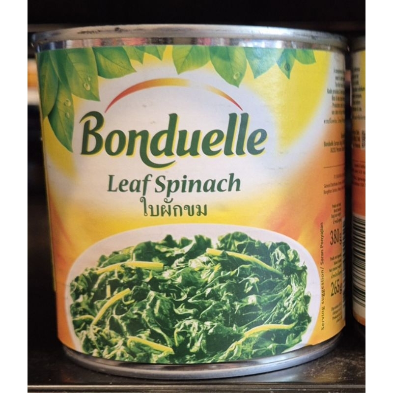 Bayam BONDUELLE Spinach 380g Can - RM, HK.