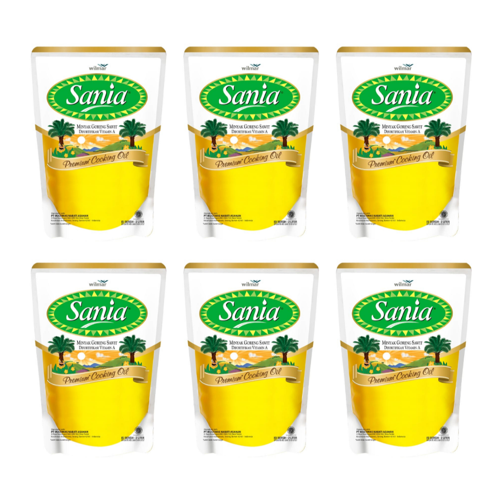 

Sania 2 Liter 1 Dus Isi 6 Minyak Goreng