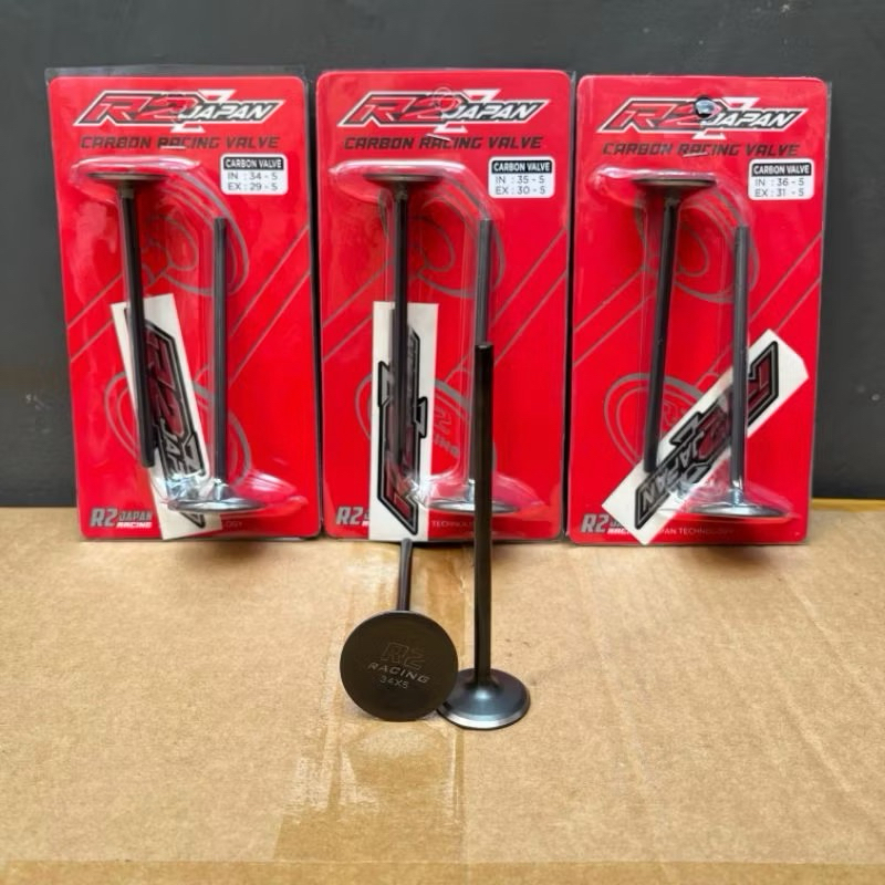 Klep Japan Carbon 34 29 5 R2 Japan Klep 35 30 5 Klep R2 Japan 36 31 5 Klep R2 Japan Batang 5mm