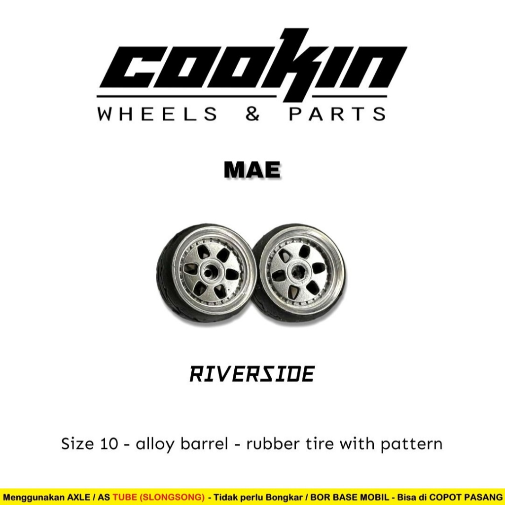 Ban Karet COOKIN ALLOY CK56 Model MAE RIVERSIDE 10mm SELONGSONG