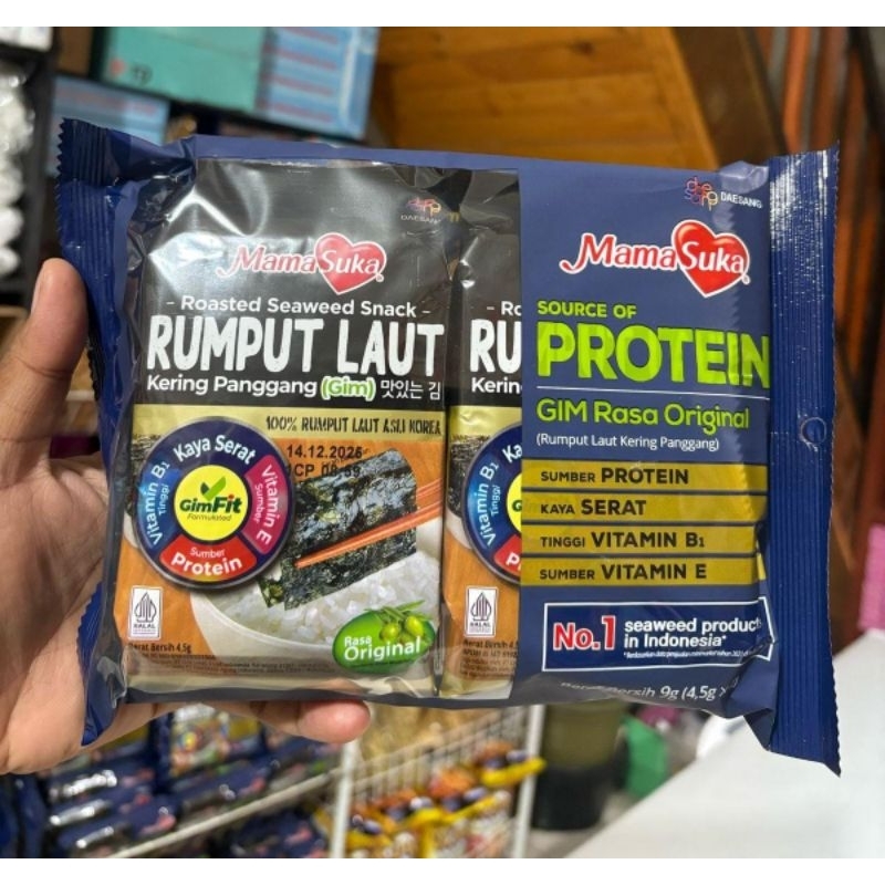 

Rumput Laut MAMASUKA rasa ORIGINAL isi 2pack