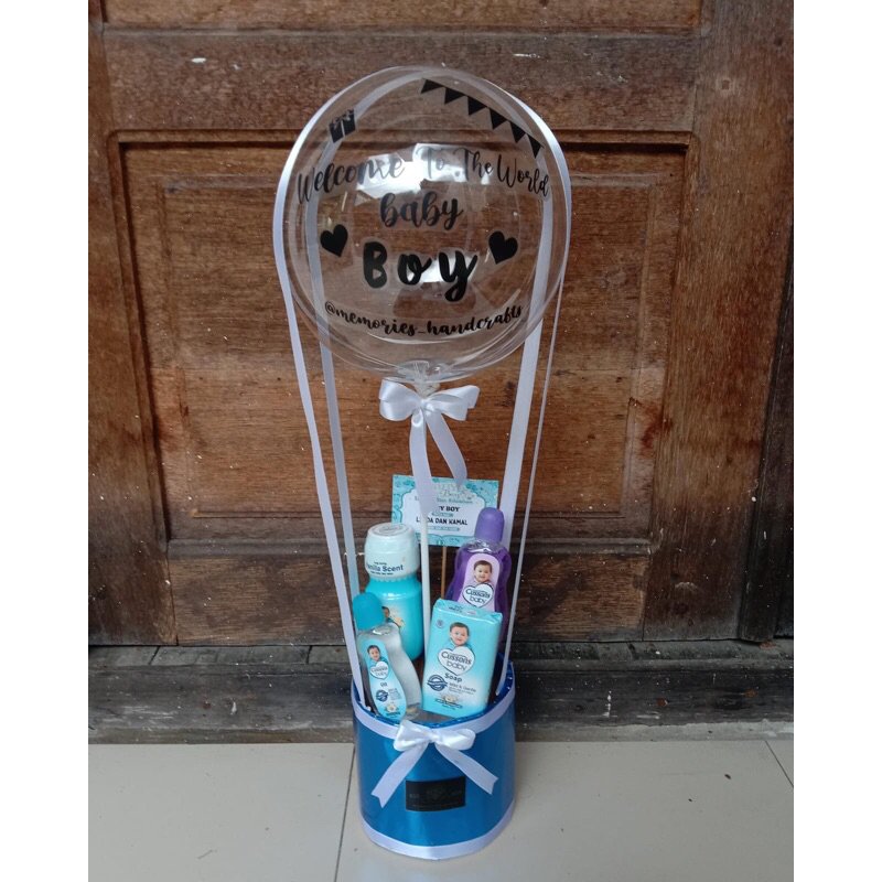 Buket Balon Baby New Born/Hampers/Kado Aqiqah/Tasmiyah/Ultah
