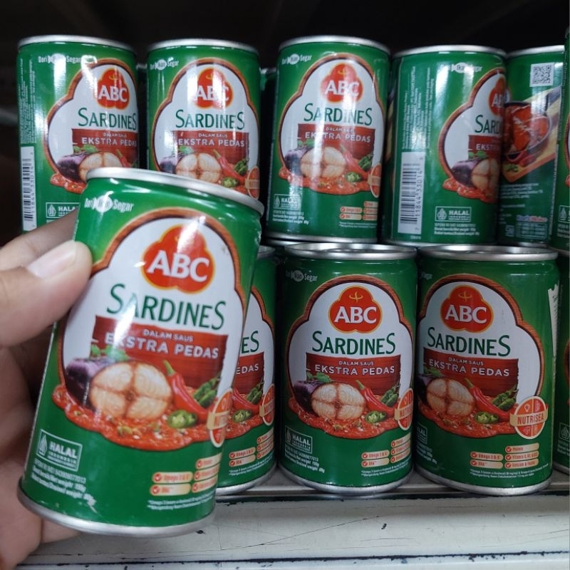

SARDINES ABC EKSTRA PEDAS 155 GR