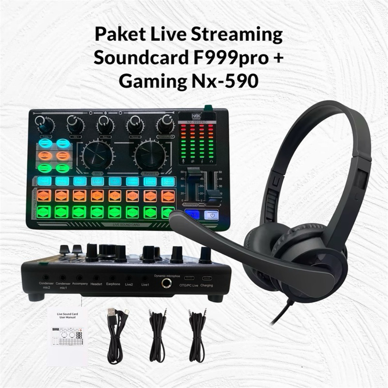 Soundcard Mixer V8-New F999pro Mixer Audio usb External