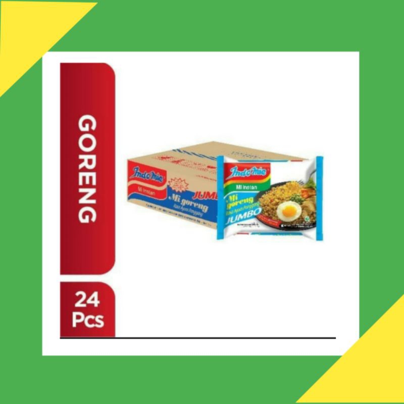 

Indomie goreng jumbo ayam panggang 24pcs(1dus)