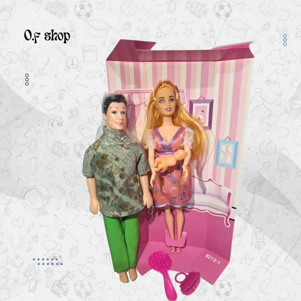 Jualan berbie mainan anak berbie hamil dan berbie ken // mainan anak
