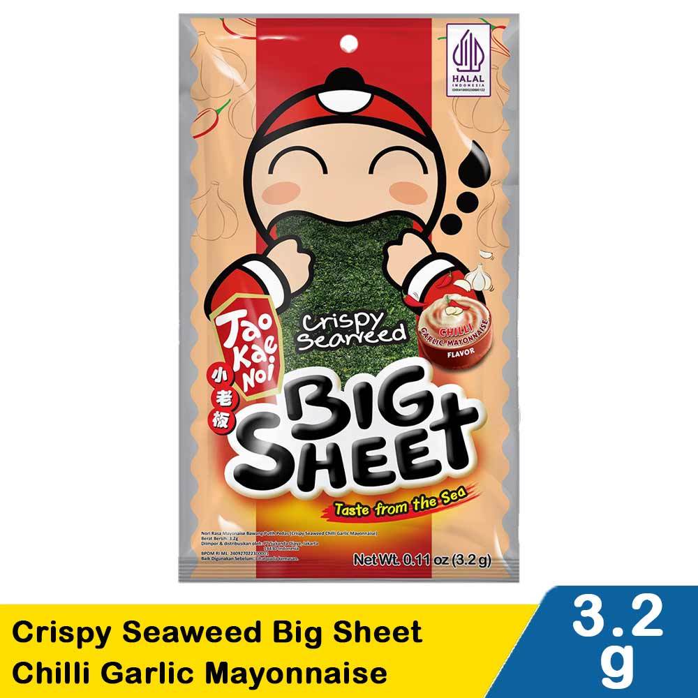 

tao kae noi crispy seaweed big sheet chilli garlic mayonnaise 3.2g