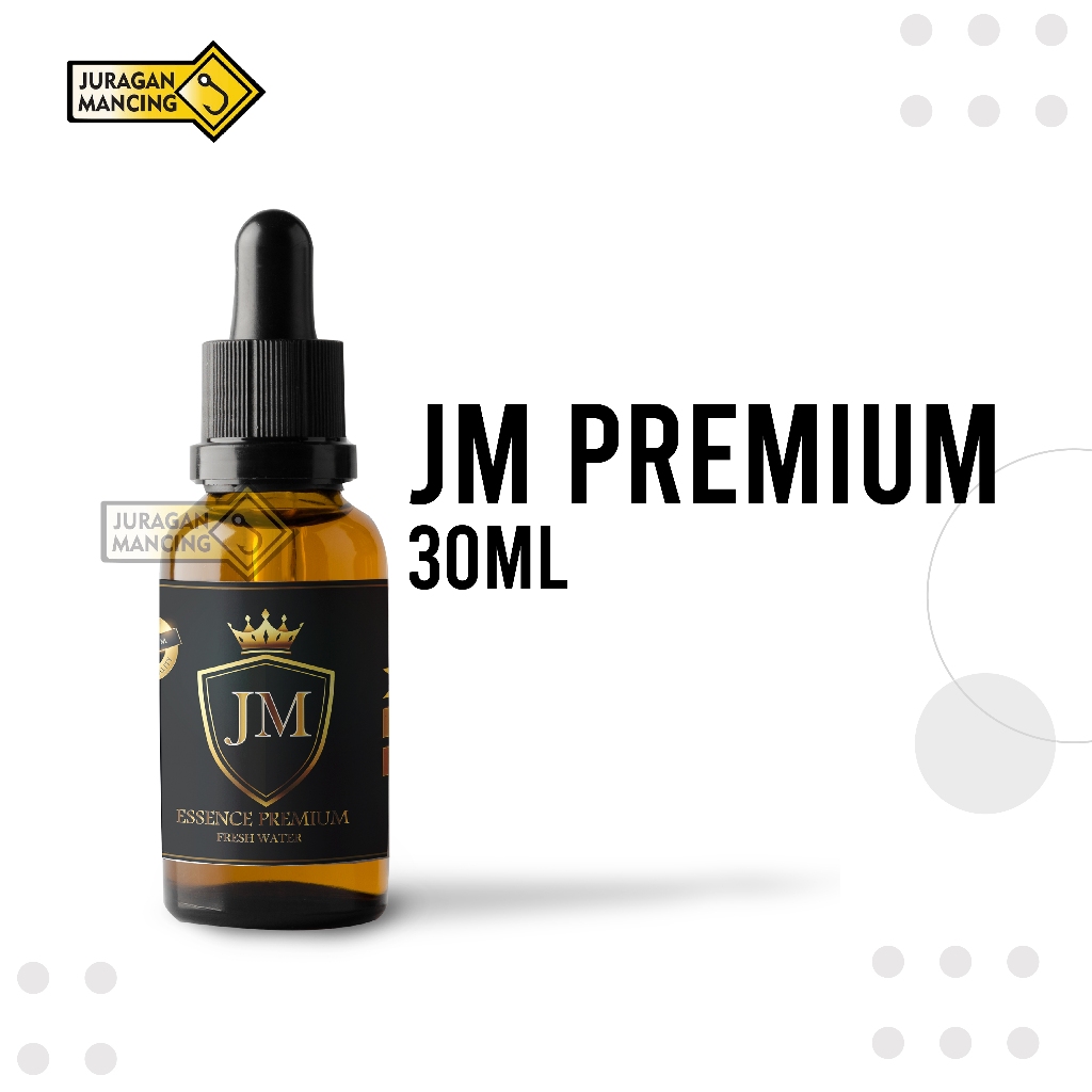 Essen Ikan Oplosan JM Premium 30 ML Aroma Kuat untuk harian / lomba ikan mas nila lele bawal gurame