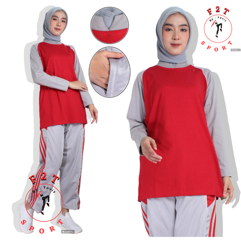 baju olahraga muslimah / Setelan olahraga muslimah
