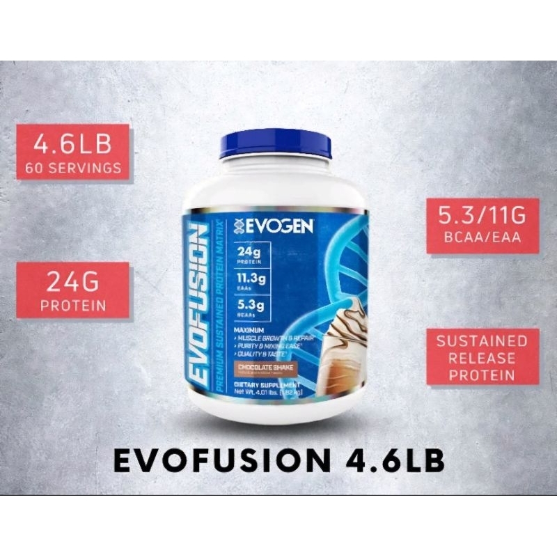 Evogen evofusion whey protein 4,6lb