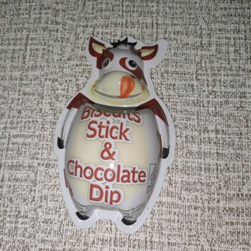 

[1 pcs] Biskitop Biscuit Stick and Chocolate Dip Biskuit stik dengan Krim Cokelat bentuk sapi lucu termurah harga grosir