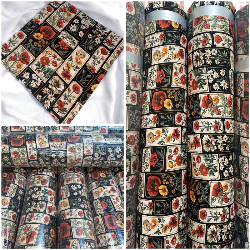 bahan kain katun rayon motif etnik/rayon motif abstrak terbaru/rayon premium/rayon viscose(harga ter
