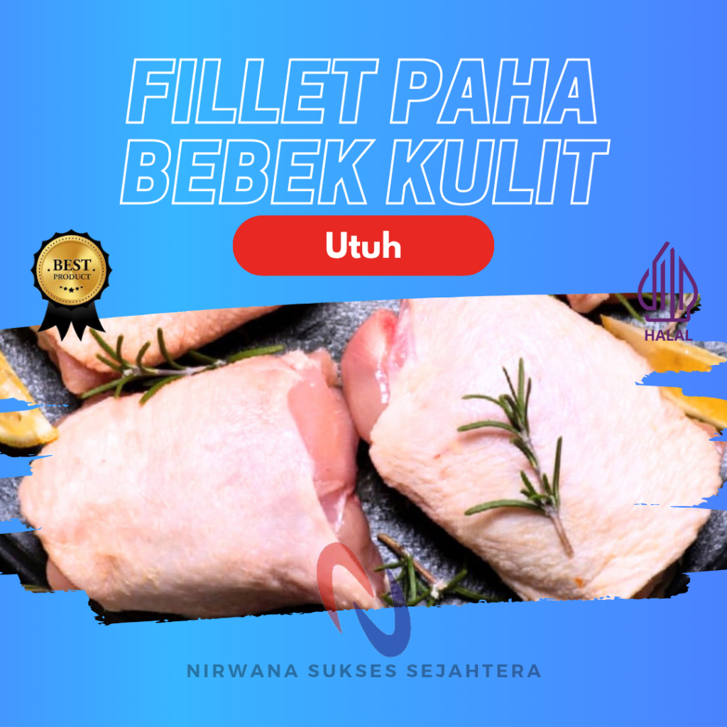 

FILLET PAHA BEBEK KULIT / BONELESS DUCK THIGH, LEG SKINFULL