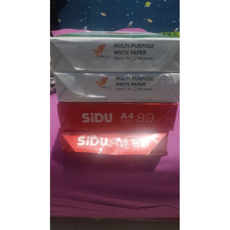 

Hvs Sidu A4 80 GSM dan PPLite A4 75 GSM