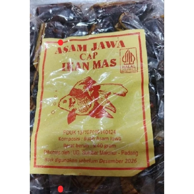 

asam jawa cap ikan mas 1 pak kecil