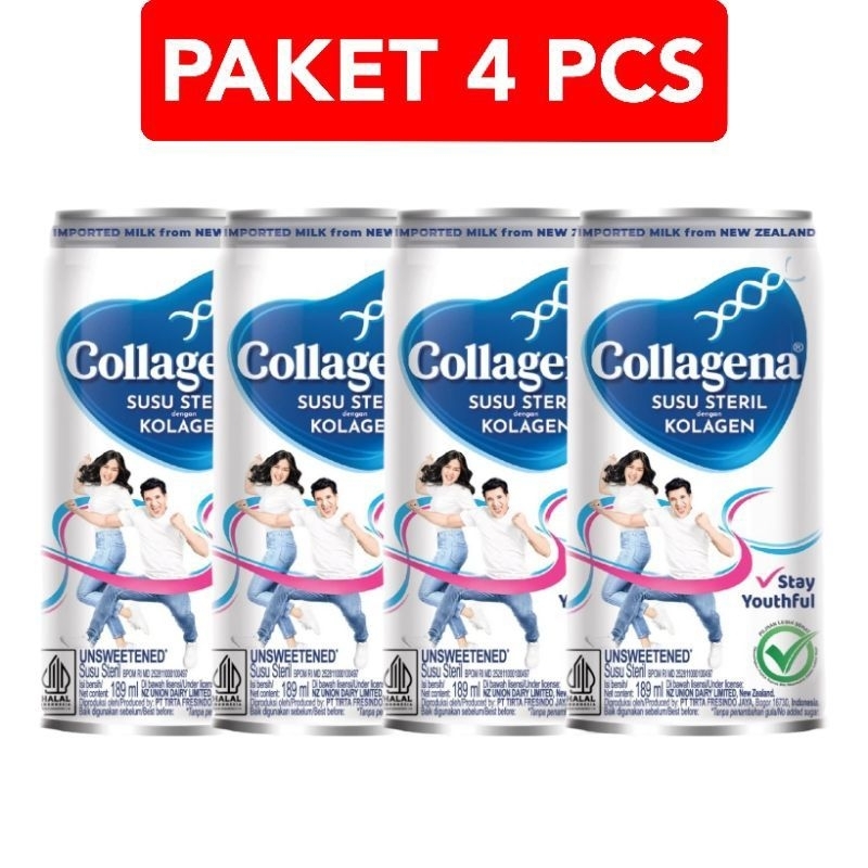 

Collagena Susu Steril Kolagen 189ml (PAKET ISI 4 PCS)