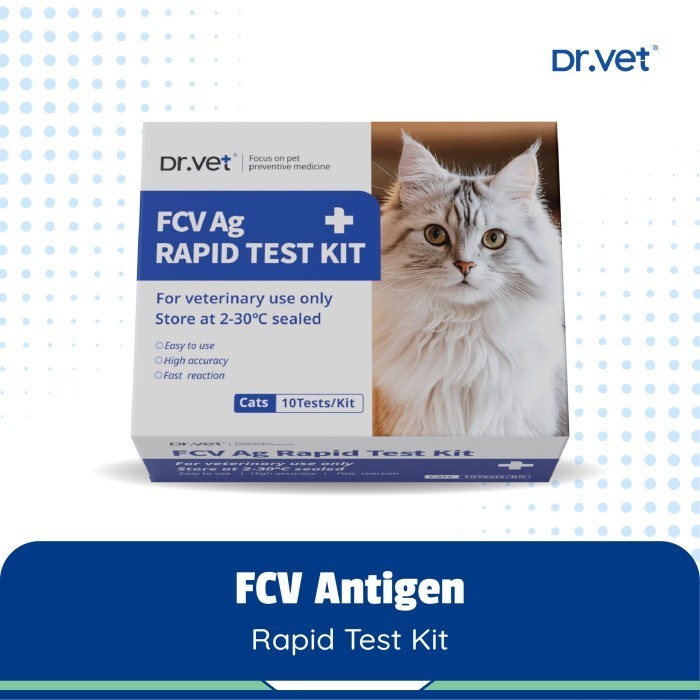 Dr.Vet Feline Calici Virus Antigen Rapid Test Kit for Cats