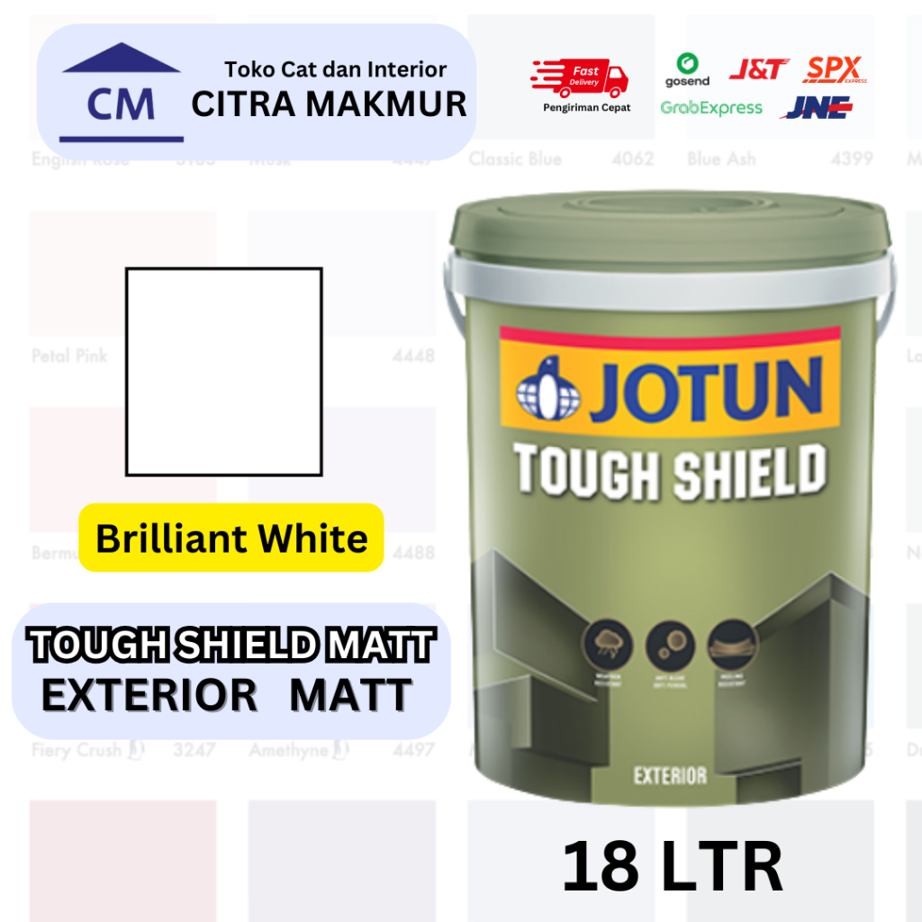 JOTUN TOUGH SHIELD Matt | Brillliant White 18 Ltr