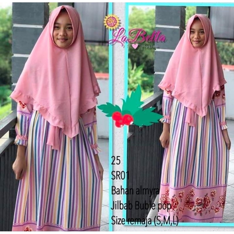 baju gamis anak merk labella