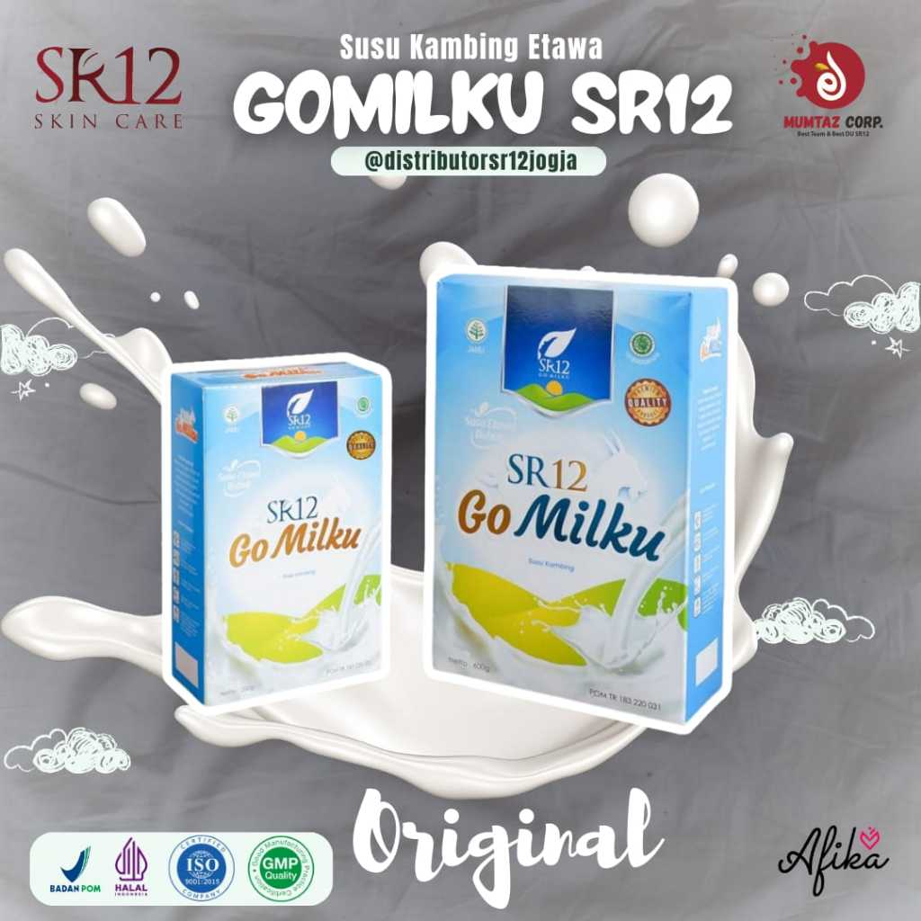 

Xabiya - GoMilku SR12 Susu Kambing Etawa Bubuk Kualitas Premium Cocok untuk Susu Ibu Hamil Menyusui dan Anak-anak Maupun Dewasa