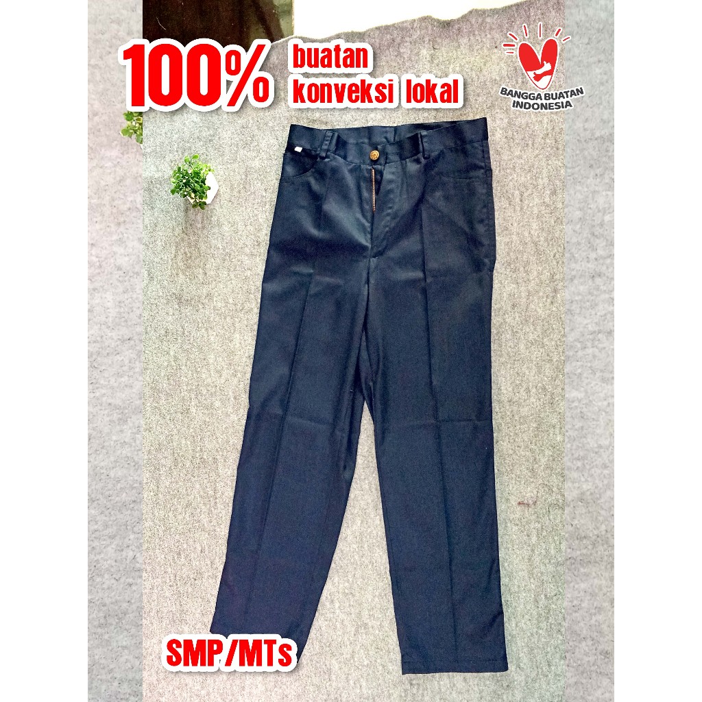 Celana SMP Biru Panjang Celana Sekolah Biru SMP MTs